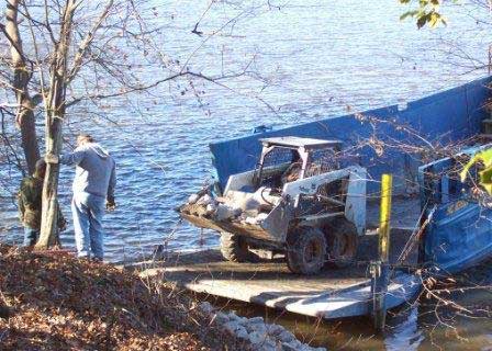 Shorelines of Lake Gaston