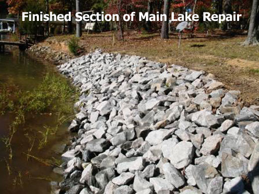 Main Lake Repair - Lake Gaston