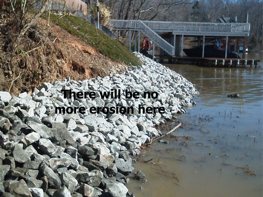 Soil Erosion Control NC and VA on Lake Gaston